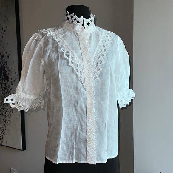 NWOT FRAME Blouse Sz XS - Picture 1 of 7